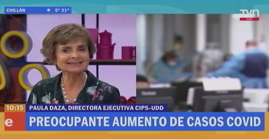 Tvn Paula Daza En Buenos Días A Todos Analiza El Aumento De Casos